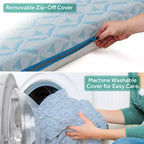 Materasso per culla e lettino 2 in 1 traspirante, ultra rigido, 12,7 cm, 3,17 kg
