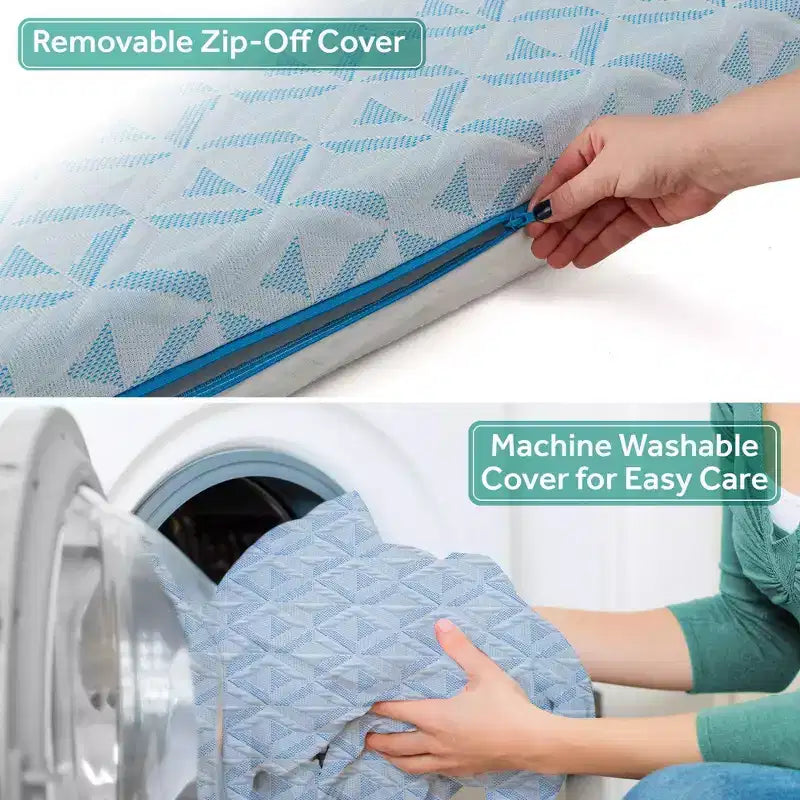 Materasso per culla e lettino 2 in 1 traspirante, ultra rigido, 12,7 cm, 3,17 kg