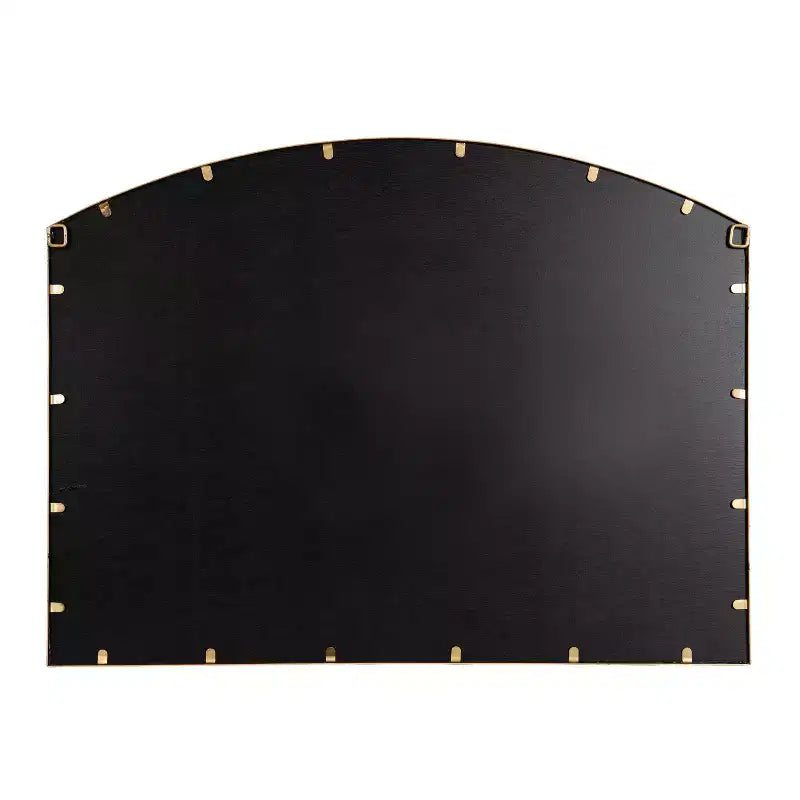 Specchio da parete ad arco 36"x27" con cornice dorata