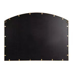 Specchio da parete ad arco 36"x27" con cornice dorata