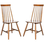 Priam Dining Chair (Set of 2) - DCH1403 - Walnut - Safavieh