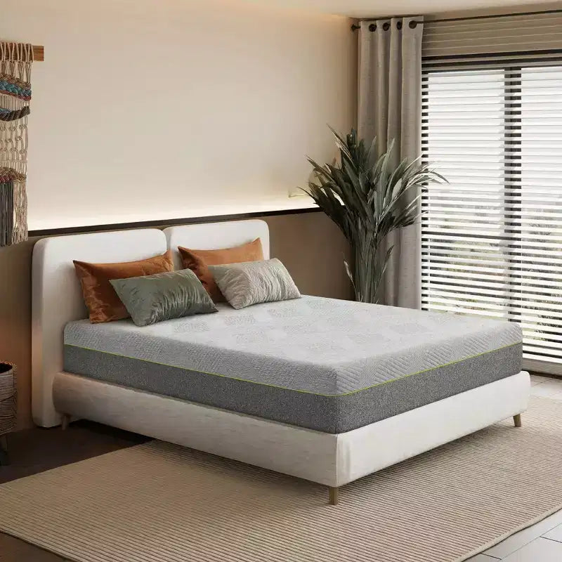 Materasso in Memory Foam da 12" Medio con Infusione di Tè Verde