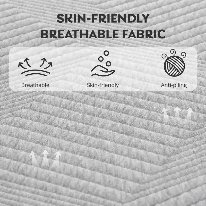 Materasso in Memory Foam da 12" Medio con Infusione di Tè Verde