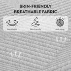 Materasso in Memory Foam da 12" Medio con Infusione di Tè Verde