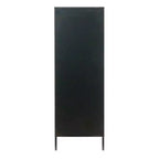 Credenza in ferro da 63 pollici con ante a pannello in vetro