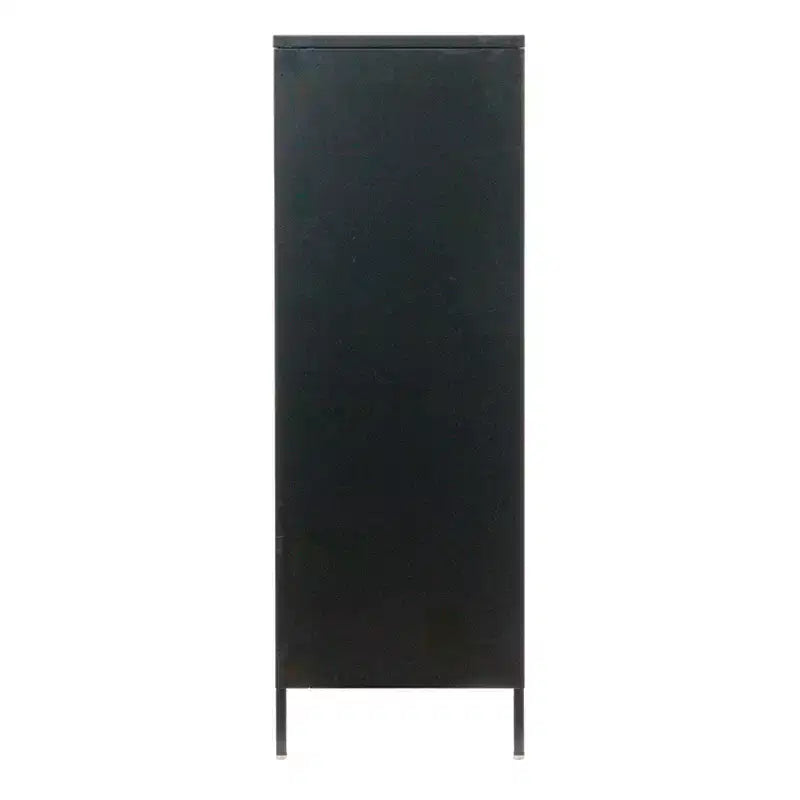 Credenza in ferro da 63 pollici con ante a pannello in vetro