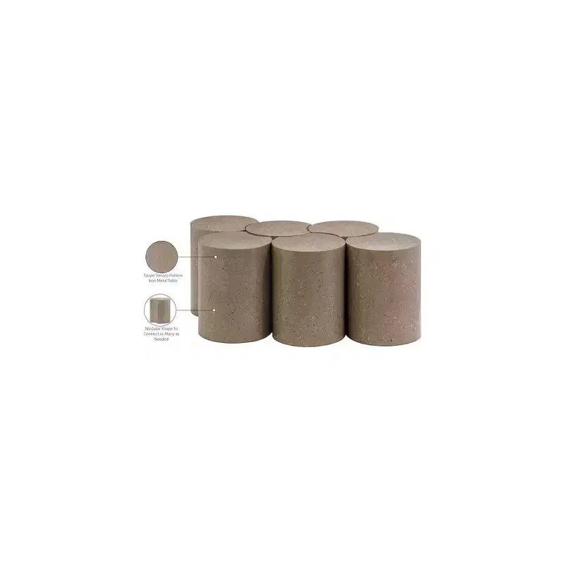 Tavolino Dimple Hexagon – Ferro Terrazzo