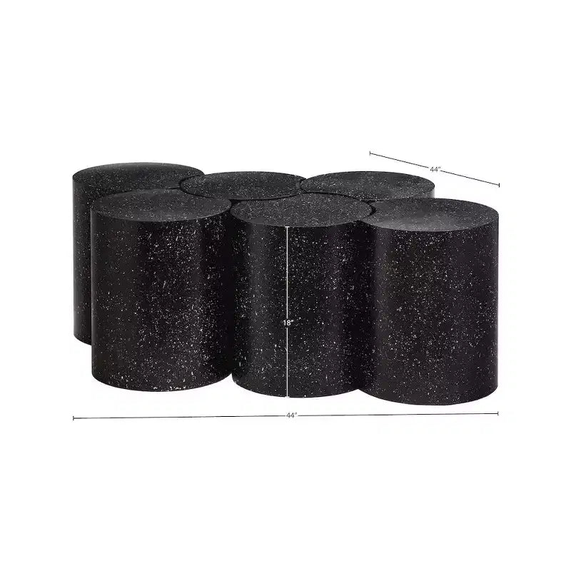 Tavolino Dimple Hexagon – Ferro Terrazzo