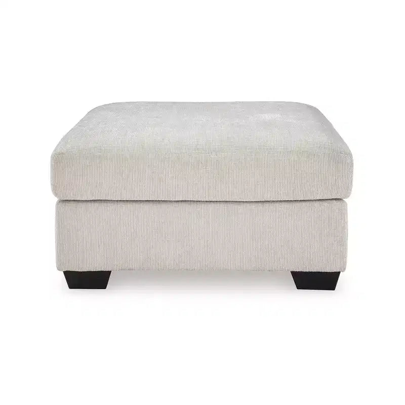 Pouf/Ottoman quadrato di grandi dimensioni con cuscino rigido
