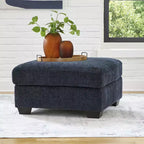 Pouf/Ottoman quadrato di grandi dimensioni con cuscino rigido