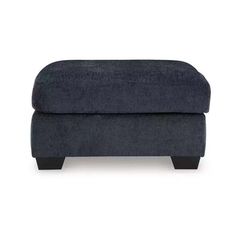 Pouf/Ottoman quadrato di grandi dimensioni con cuscino rigido