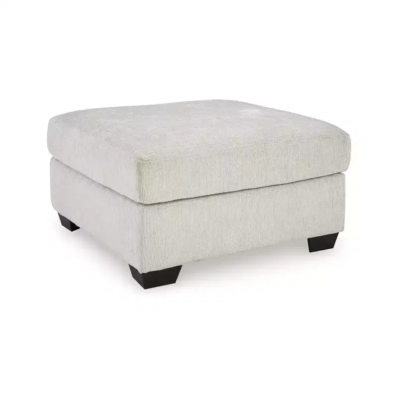 Pouf/Ottoman quadrato di grandi dimensioni con cuscino rigido