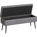 Panca Contenitore Ottomana con Rivestimento in Similpelle