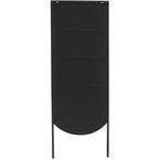 Specchio da terra in ferro nero 25 x 68 pollici