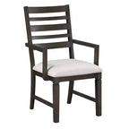 Sedia da pranzo imbottita in legno classico (set da 2)
