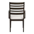 Sedia da pranzo imbottita in legno classico (set da 2)