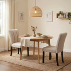 Sedie imbottite moderne per sala da pranzo (set da 2)