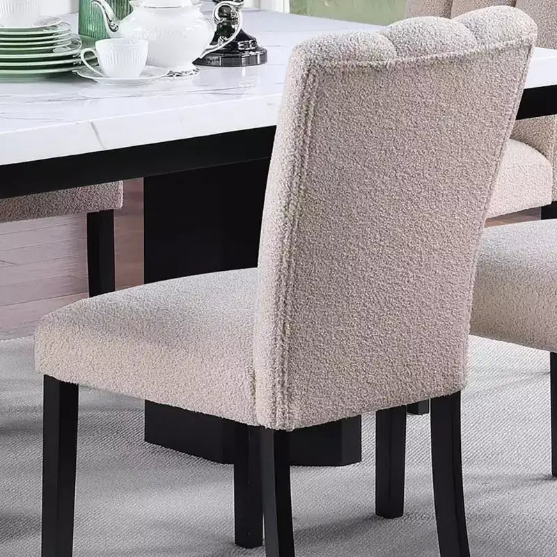 Sedie imbottite moderne per sala da pranzo (set da 2)