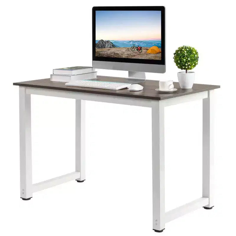 Scrivania per computer da 43 pollici con telaio in metallo