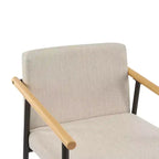 Set di 2 sgabelli da banco imbottiti in stile Mid-Century Modern con struttura in ferro
