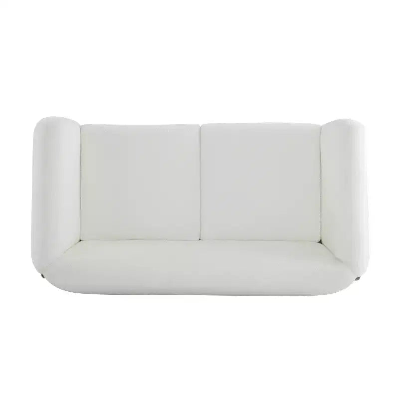 Divanetto in Tessuto Bouclé da 160 cm Beige