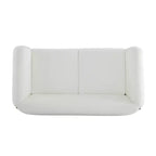 Divanetto in Tessuto Bouclé da 160 cm Beige