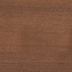 Letto contenitore King Size con testiera in rattan - Noce