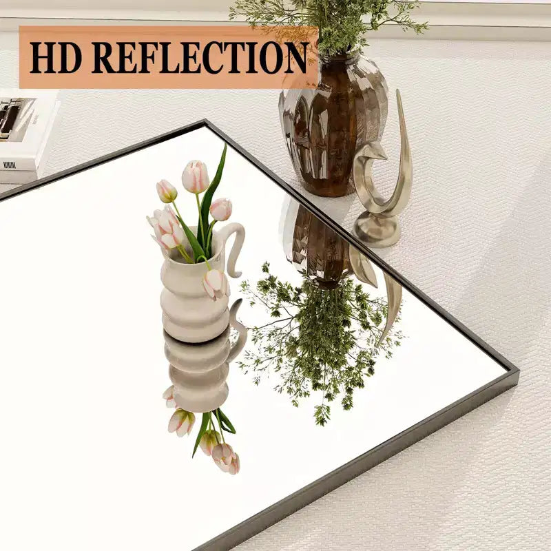 Specchio da terra a figura intera oversize 71x26, nero