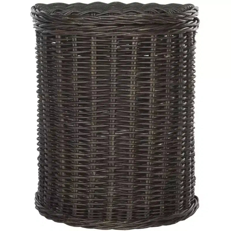 Manzu Wicker Hamper - SEA7033 - Brown - Safavieh