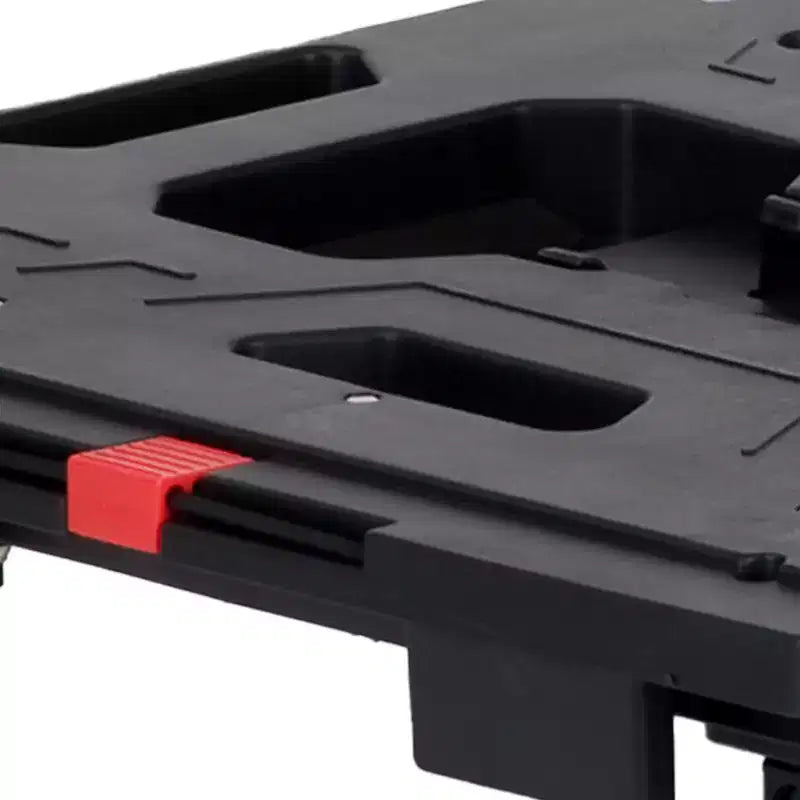 Carrello a piattaforma pieghevole con manico estensibile