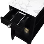 Tavolino da divano/letto con 1 cassetto e ripiani