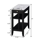 Tavolino da divano/letto con 1 cassetto e ripiani