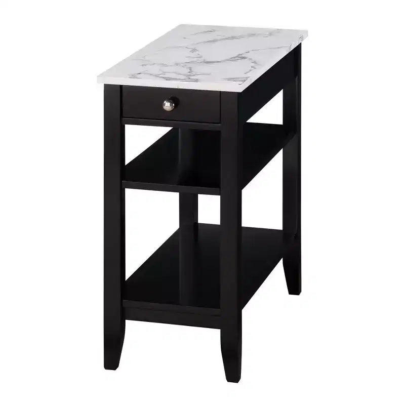 Tavolino da divano/letto con 1 cassetto e ripiani