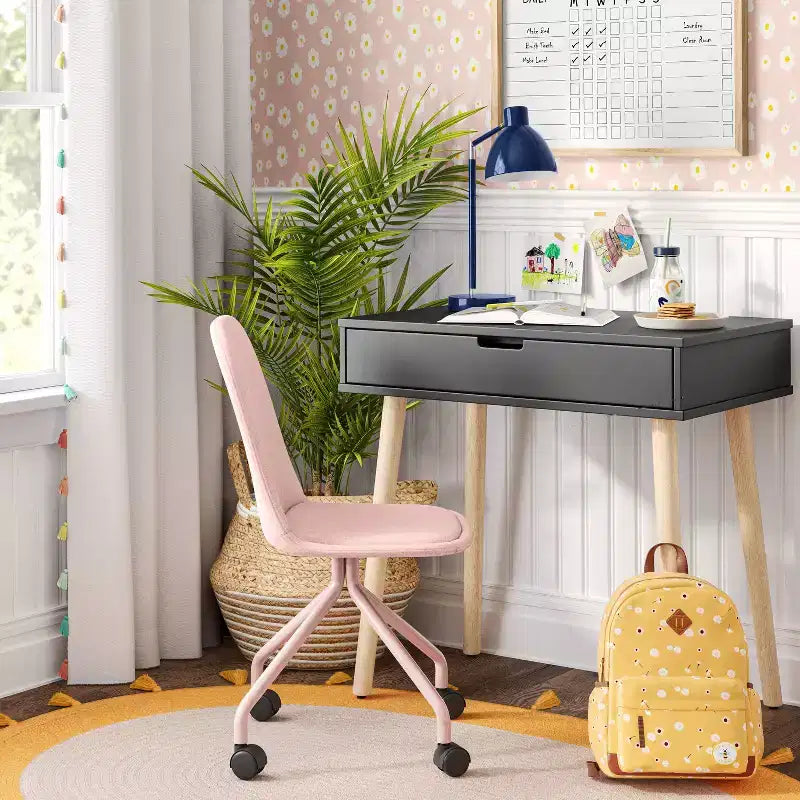 Scrivania per bambini con cassetto portadocumenti