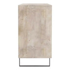 Credenza da Buffet - Legno di Mango, 4 Ripiani
