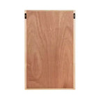 Mensola a muro a 3 ripiani in rattan e legno da 30".