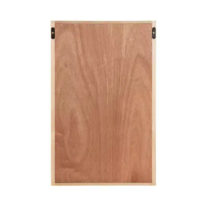 Mensola a muro a 3 ripiani in rattan e legno da 30".