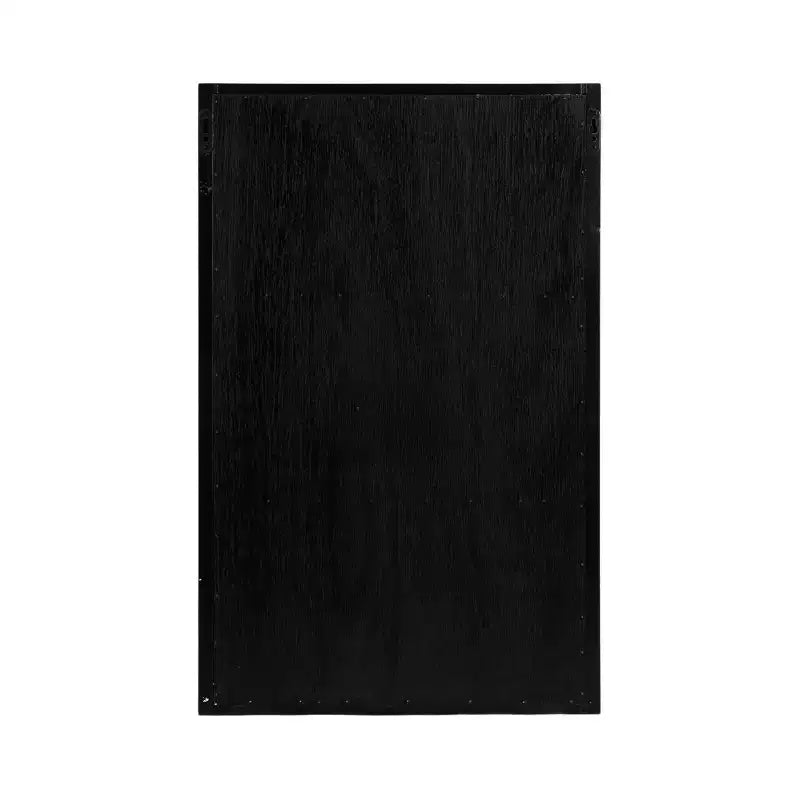 Mensola a muro a 3 ripiani in rattan e legno da 30".