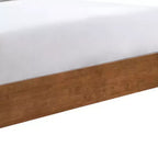 Letto con piattaforma moderno di metà secolo Riverstone con testiera imbottita