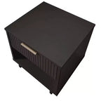 Set di 2 Comodini con Cassetto e Ripiano Aperto