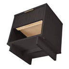 Set di 2 Comodini con Cassetto e Ripiano Aperto