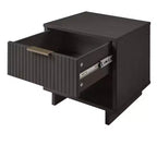 Set di 2 Comodini con Cassetto e Ripiano Aperto
