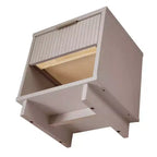 Set di 2 Comodini con Cassetto e Ripiano Aperto