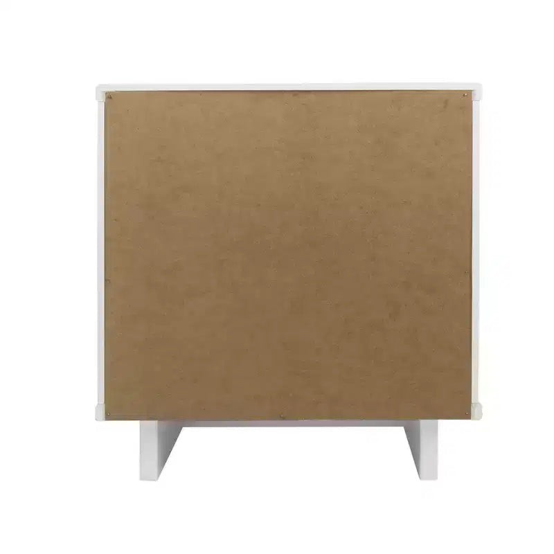 Set di 2 Comodini con Cassetto e Ripiano Aperto