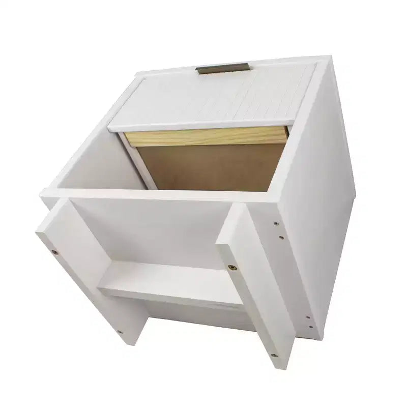 Set di 2 Comodini con Cassetto e Ripiano Aperto