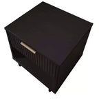 Set di 2 Comodini con Cassetto e Ripiano Aperto