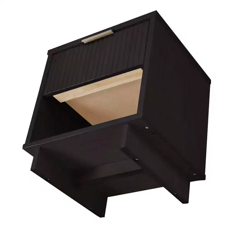 Set di 2 Comodini con Cassetto e Ripiano Aperto